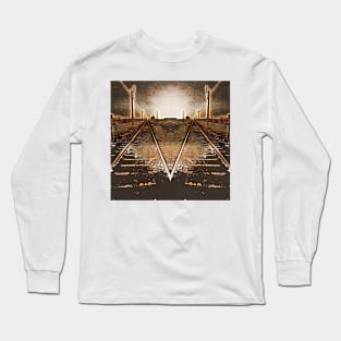 TRAIN TRACKS. DIVERGENT VIEW.... INFINITE POSSIBILITIES Long Sleeve T-Shirt